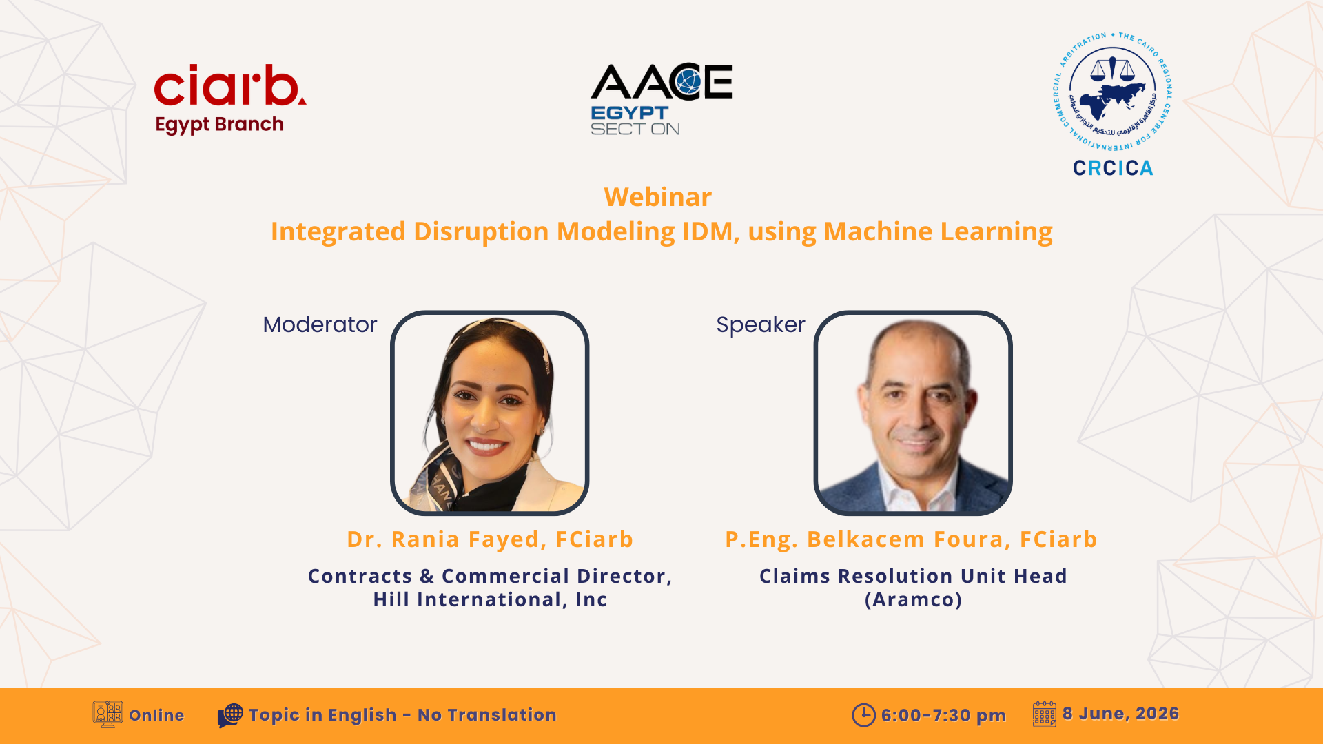 Integrated Disruption Modeling IDM, using Machine Learning