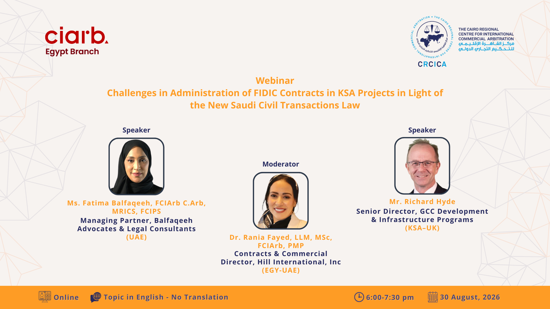 Challenges in Administration of FIDIC Contracts in KSA Projects in light of new KSA Civil Code